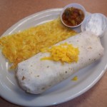 Breakfast Burrito with Hash Browns